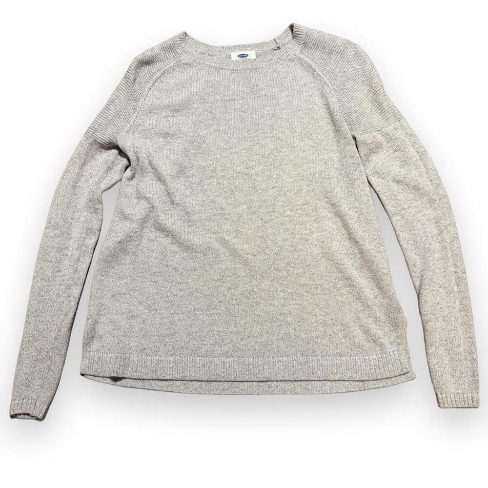 Old Navy Light Grey Crew Neck Sweater Women's XS